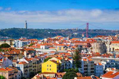 Cityscape against sky