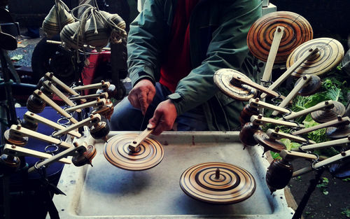 Man working in factory