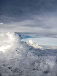 Low angle view of clouds in sky