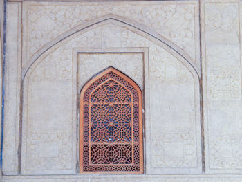 Entrance of historic building