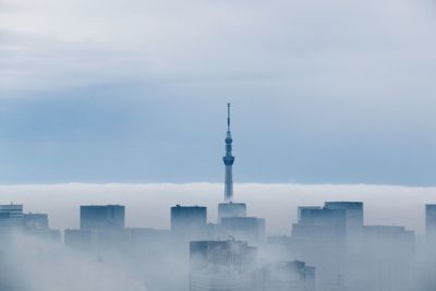 City skyline against sky