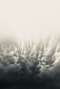 Low angle view of clouds in sky