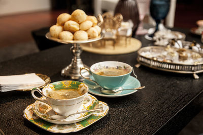 Close-up of drink on table