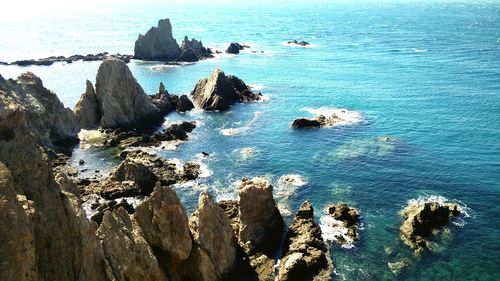 Panoramic view of sea against sky