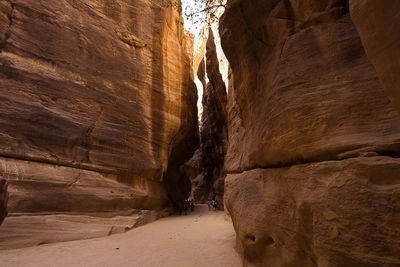 Petra rock canyons