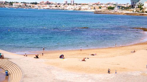 People at beach