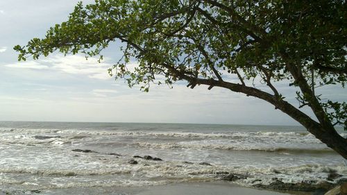 View of calm sea against sky