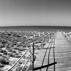 View of bridge over sea