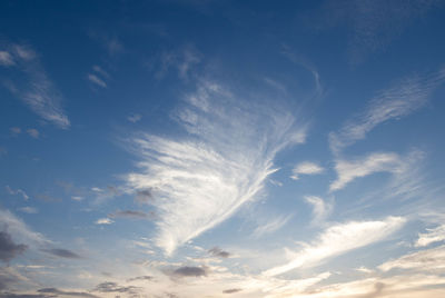 Low angle view of sky