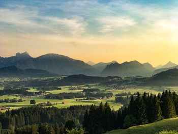 Scenic view of landscape against sky