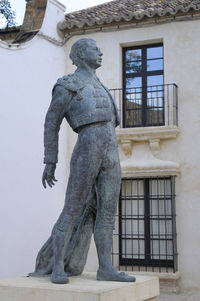 Statue of historic building