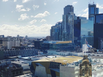 Cityscape against sky