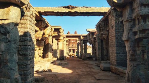 View of a ruins of a building