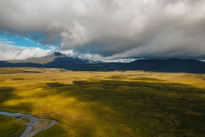 Scenic view of landscape against sky