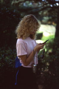 Full length of woman standing on land