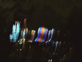 Light painting at night