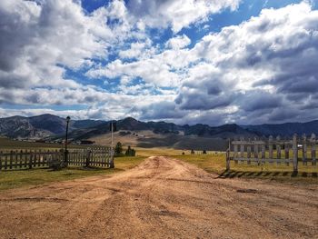 Scenic view of landscape against sky