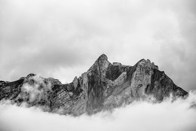 Scenic view of mountain against sky