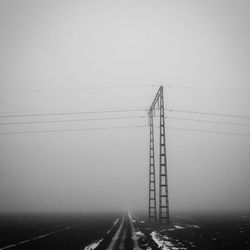 Road in foggy weather