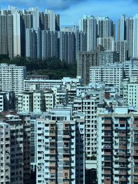 Full frame shot of buildings in city