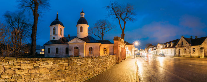 Low angle view of church