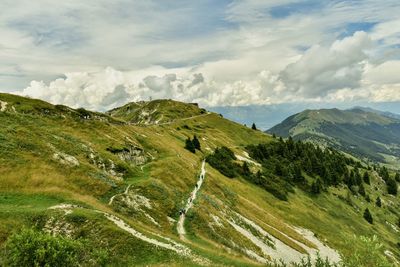 Scenic view of landscape against sky