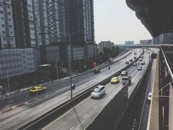 Traffic on city street