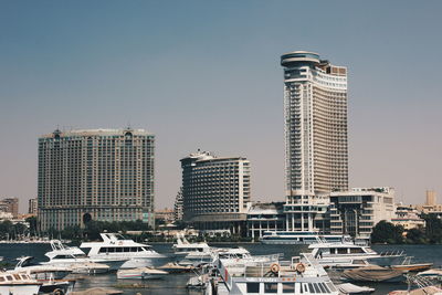 Skyscrapers in city