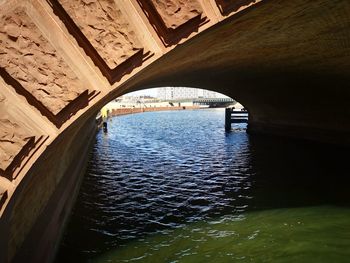 View of bridge over sea