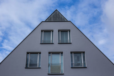 Low angle view of building against sky