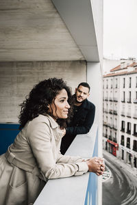 Portrait of a smiling young couple