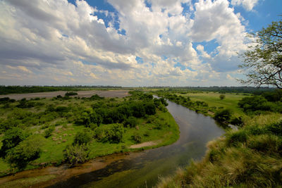 Scenic view of landscape against sky