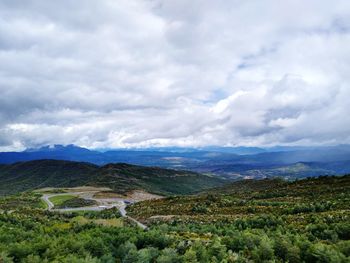 Scenic view of landscape against sky