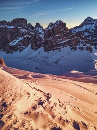 Scenic view of mountains