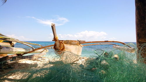 Panoramic view of sea against sky