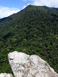 Scenic view of mountain against sky