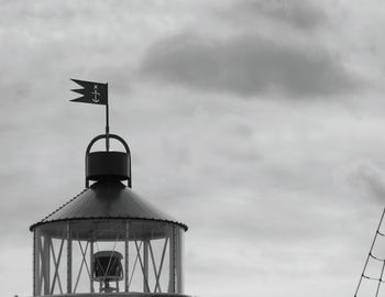 Low angle view of built structure against sky