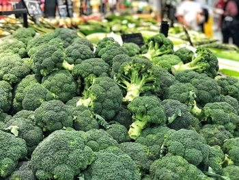 Close-up of vegetables for sale in market