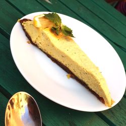 Close-up of served food