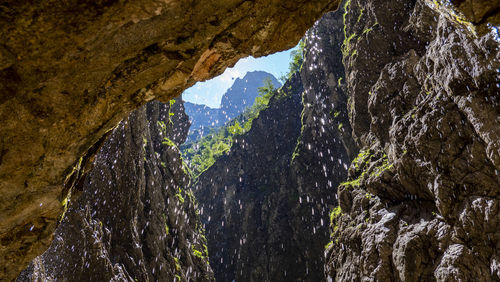 View of rock formation