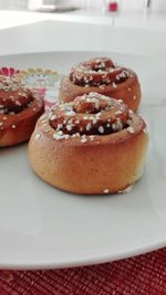 Close-up of dessert