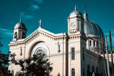 Low angle view of church