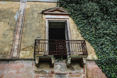 Low angle view of old building