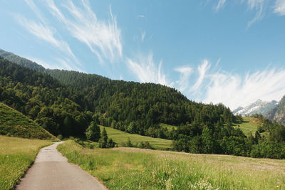 Panoramic view of landscape against sky