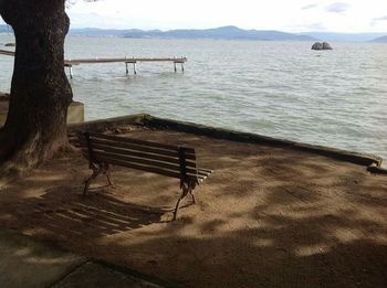 Pier in sea
