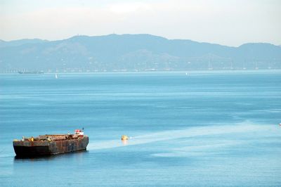 Barge in the bay