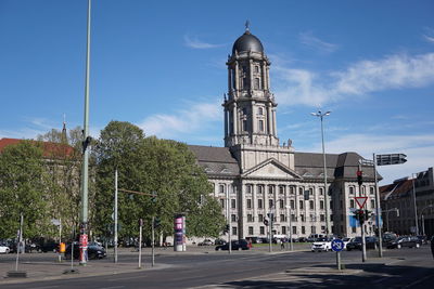 Altes stadthaus exterior, old city hall, former administrative building, currently used by senate