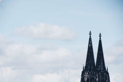 Low angle view of building against sky