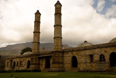 View of a monument against cloudy sky