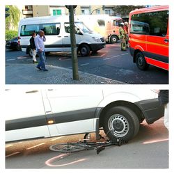 Car on road